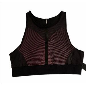 Ultracor Eternity Altitude Sports Bra Magenta Pink Black Small
